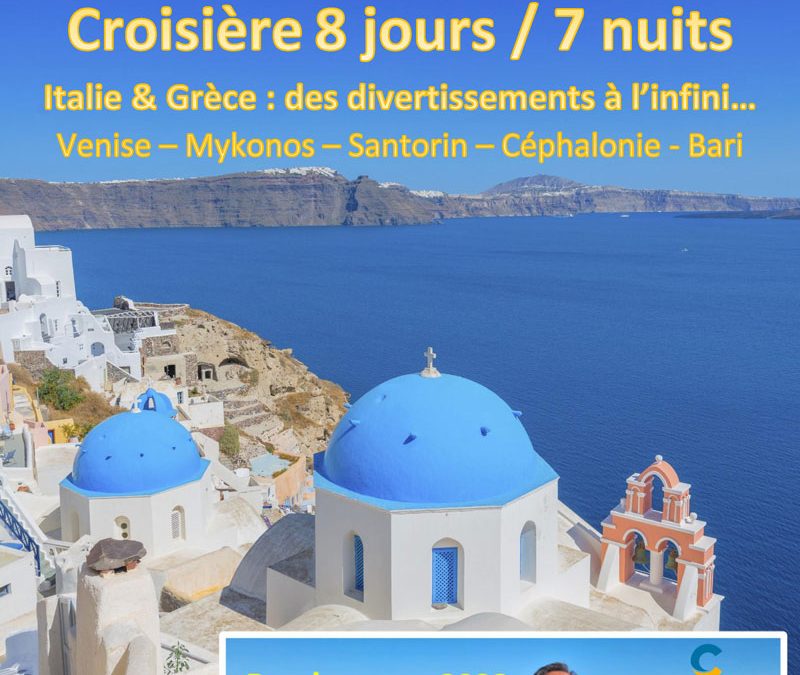 Croisière Iles Grecques 2022 avec Rino Lombardi – septembre 2022